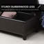Banc de rangement avec repose-pieds 51 po-813618724