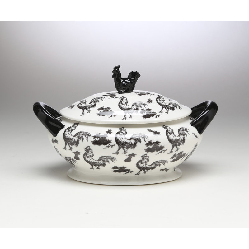Soupière Oaklyn, Noir / blanc