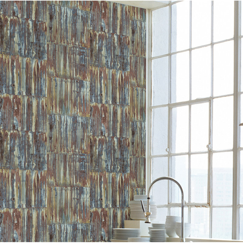 10m x 52cm Wallpaper Roll, Grey