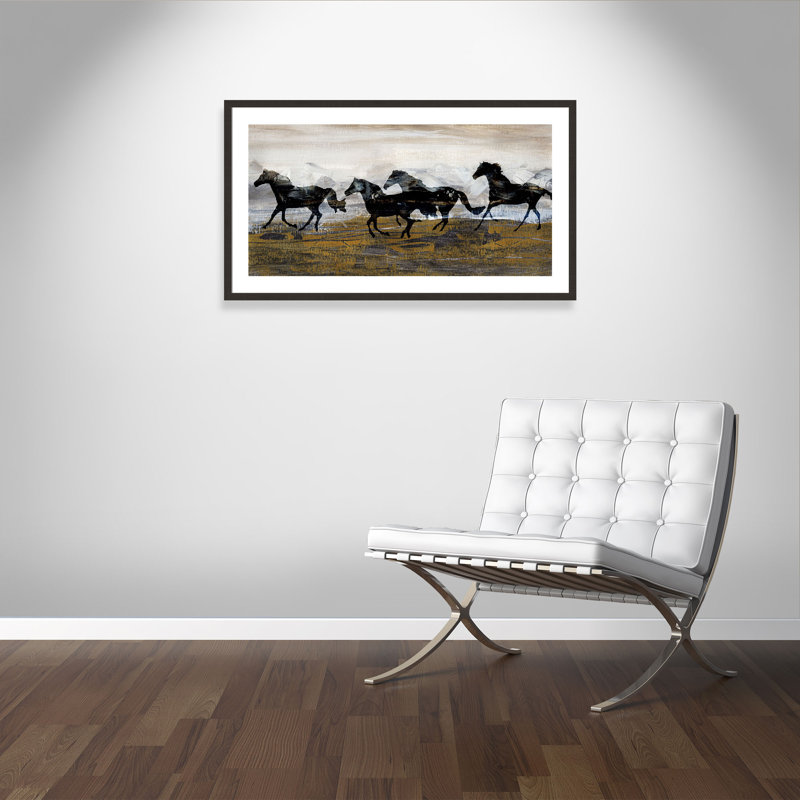 Norridge 'Running Wild' Framed Acrylic Painting Print