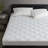 Overfilled Deep Pocket White Mattress Pad For Enhanced Comfort And Cool Sleep-28613969