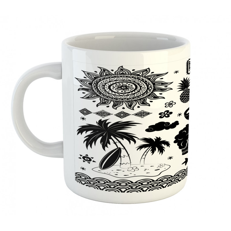 Grande tasse à café bar tiki