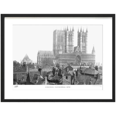 Lincoln, Cathedral 1890 - Single Picture Frame Print