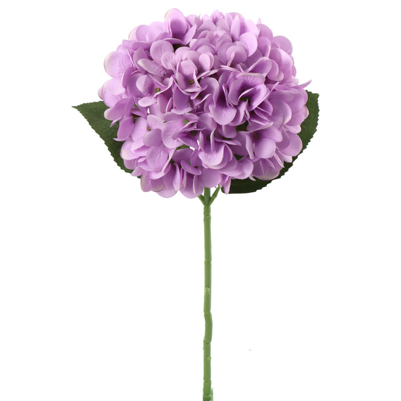 Délicieuse tige d'hortensia lavande de 18 po - radiant de 7 po de diamètre