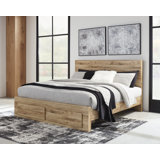 Hyanna Panel Storage Bed with Dresser and Nightstand