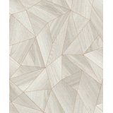 Woods and Wicker Collection Geometric Wood Effect Wallpaper Roll