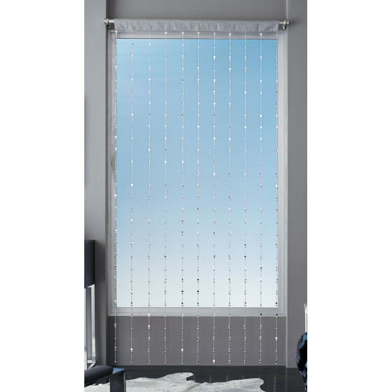 Grayce Room Darkening Curtain Single Panel, Silver