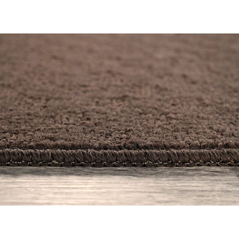 Tapis brun touffeté Esther, Carré 12 po
