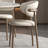 European minimalist round dining table set-106959262