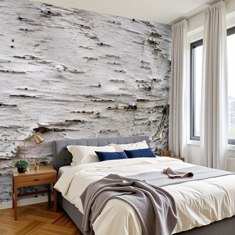 Papier peint adhésif auto-adhésif moderne pour la chambre à coucher L 69 po x l 96 po Peel and Stick, 68.88" L x 96" W