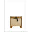 Table de chevet Garcia Light Aspen Brown avec éclairage DEL et charge USB, parfaite pour les chambres à coucher modernes et la commodité.