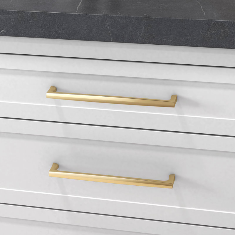 4957 Palm Springs Pull, Polished Brass