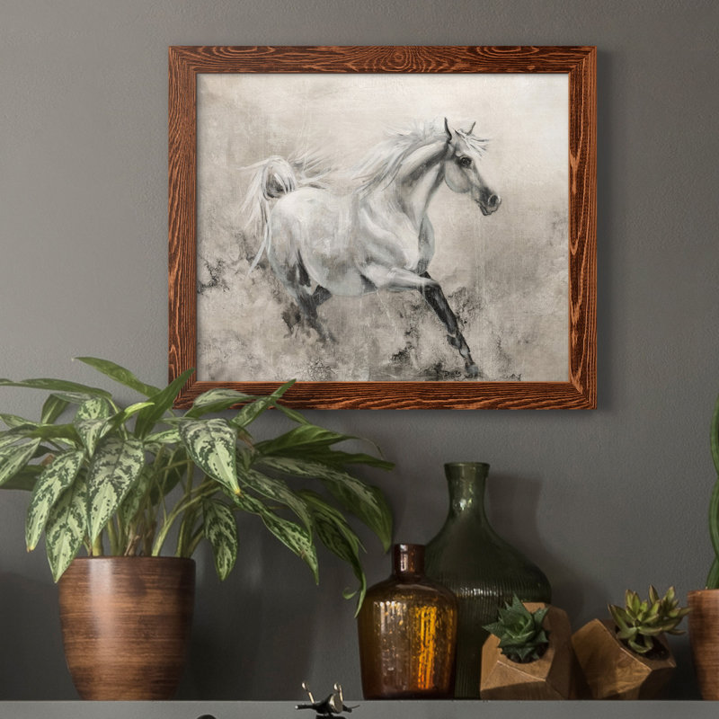 «Majestic Stallion I», reproduction d'art sur toile, H 20 po x l 17 po x P 1,5 po, Érable