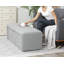 Banc de rangement avec repose-pieds 48 po-1350094675