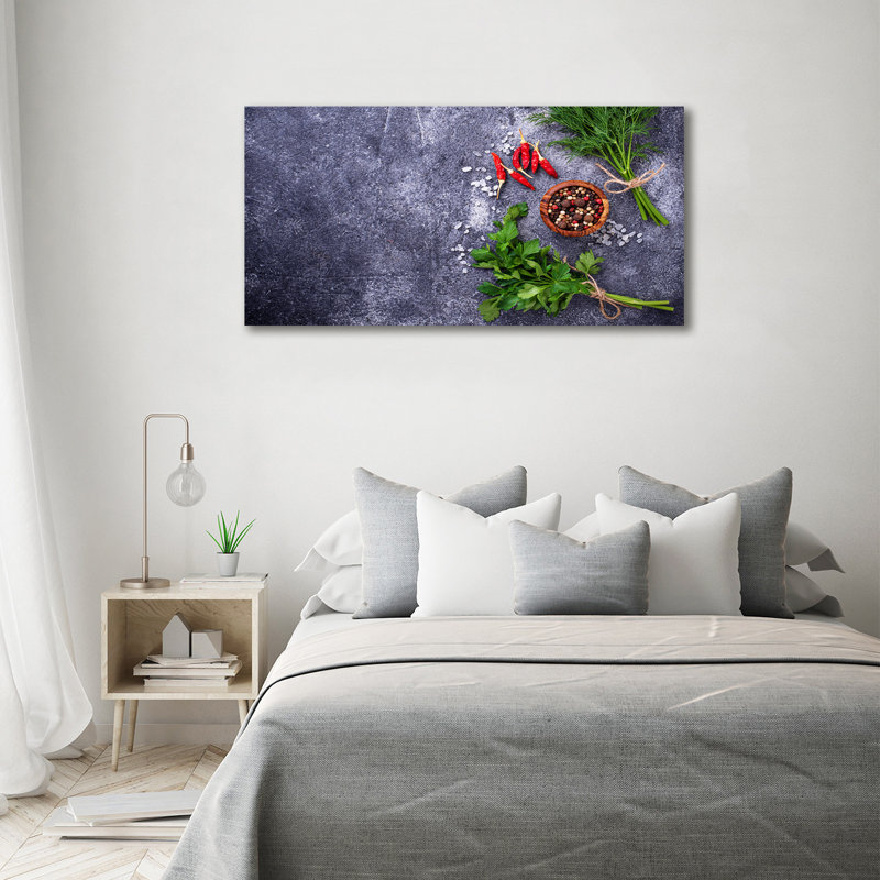 Herbs And Spices - Wrapped Canvas Print
