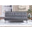 Tufted Upholstered Adjustable Sofa With USB