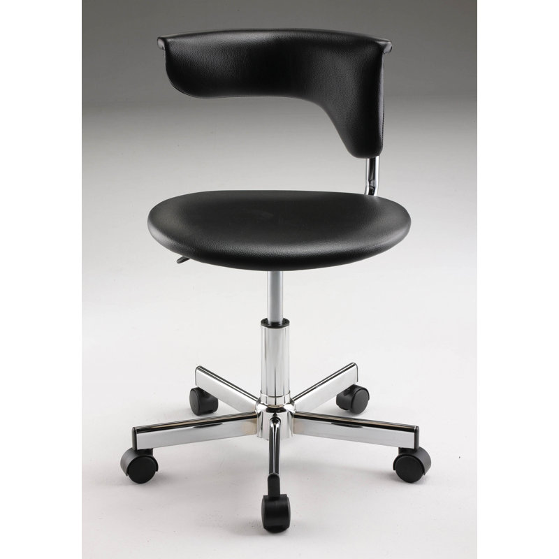 Orren Ellis Esenler Polyurethane Task Chair, Black