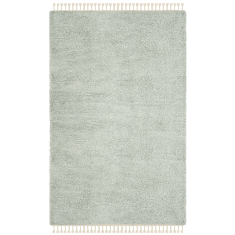 Janik Solid Colour Wool Hand Woven Area Rug