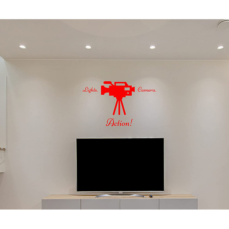Adhésif décoratif, H 18 po x l 28 po, Rouge