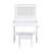 Modern Large Mirror Vanity Desk With 5 Drawers, Adjustable Lighting, And Built-In Power Outlet For Enhanced Makeup And Styling Experience-1154462955