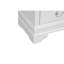 Table de chevet traditionnelle blanche intemporelle
