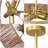 5-Light Bohemian Rattan Drum Chandelier-1949341260