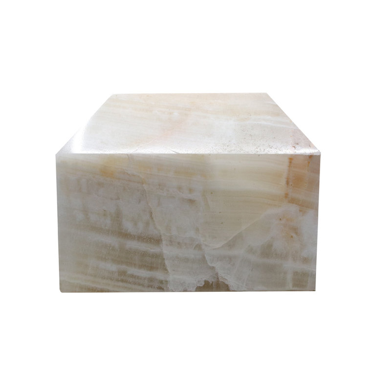 Polished Marble Tribute Urn – Adult Cremation, 129 Cu In Capacity, White