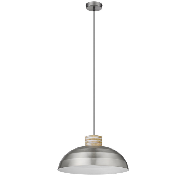 Riesel 1 - Light Dome Pendant, Satin Nickel