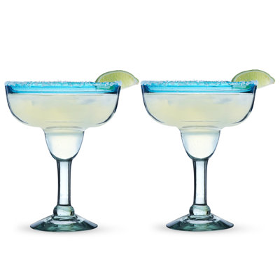 Ensemble de verres en margarita recyclés Primavera par Twine Living