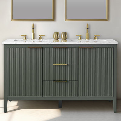 Meuble-lavabo double 54 po Bilroy