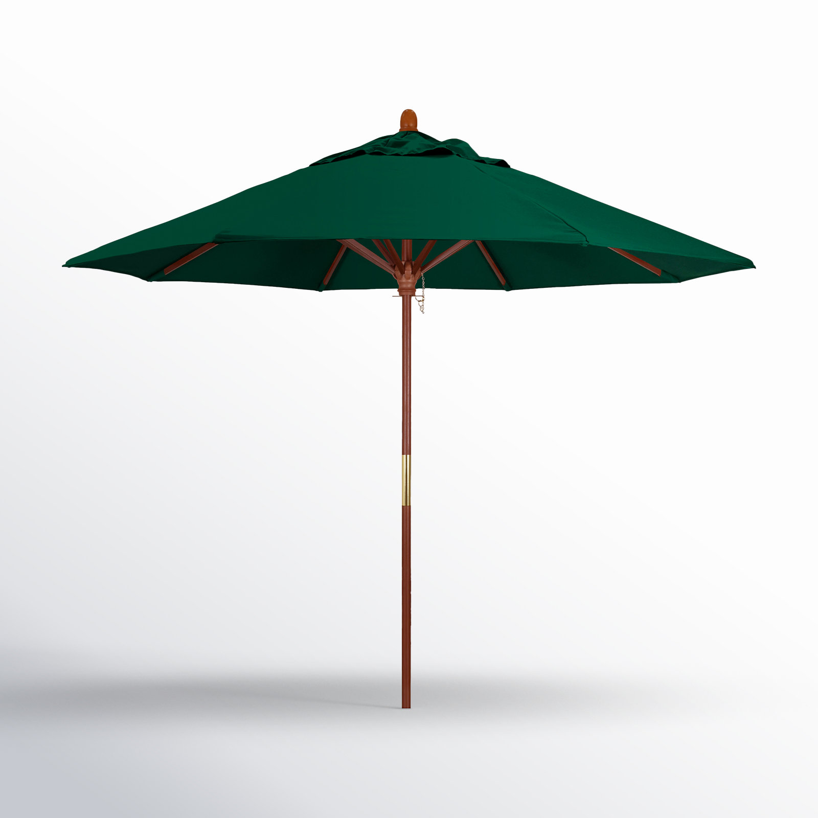 Manford 108 " Sunbrella® Market Umbrella, Canvas Forest Green Sunbrella® Canvas