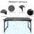 Modern Computer Desk, Large Office Desk Computer Table Study Writing Desk Workstation For Home Office,Black Metal Frame-119637010-119637008