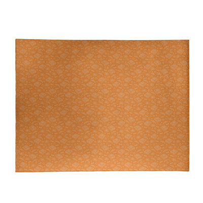 Tapis de zone orange pizza