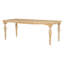 Table de salle à manger extensible traditionnelle traditionnelle de 82,7 pouces avec une feuille amovible de 23,6 po TopMAX