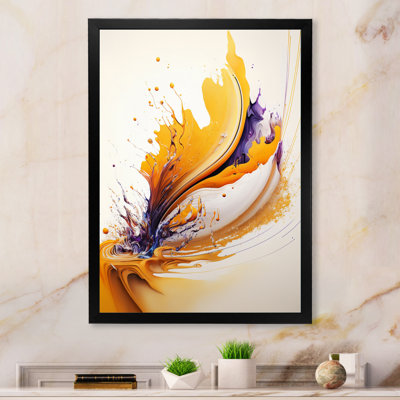 «White and Gold Fusion IV», impression sur toile