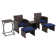 Rand 2 - Person Patio Conversation Sets with Cushions