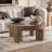 Bristol Cracked Oak Coffee Table