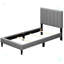 Structure de lit plateforme tapissier