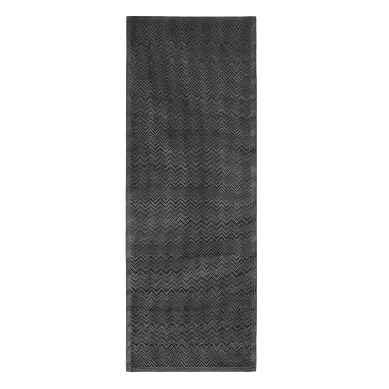 Coast Bath Rug 21'' x 59' Fog, Steel