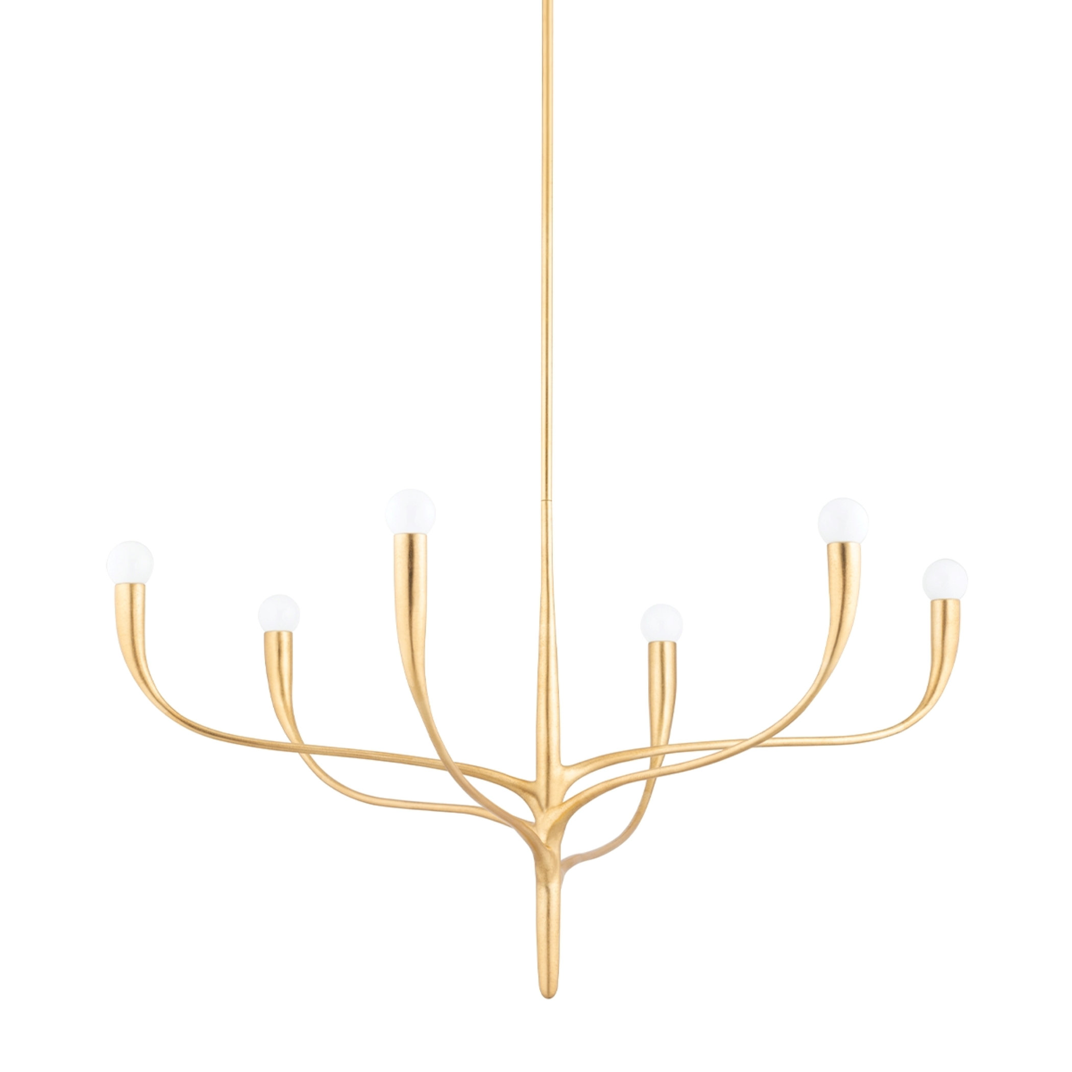 Labra 6 Light Gold Chandelier - Elegant Design