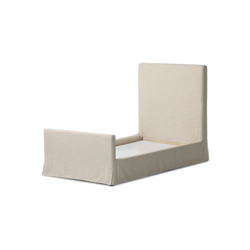 Daphne Upholstered Bed, Twin, Savoy Parchment