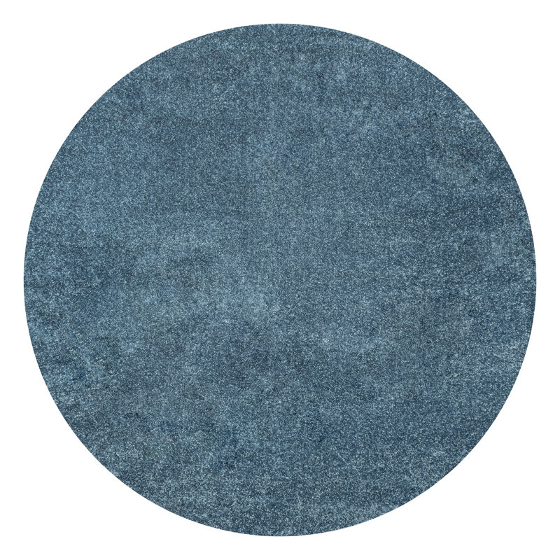 Tapis turquoise Asalah, Rond 6 pi 2 po