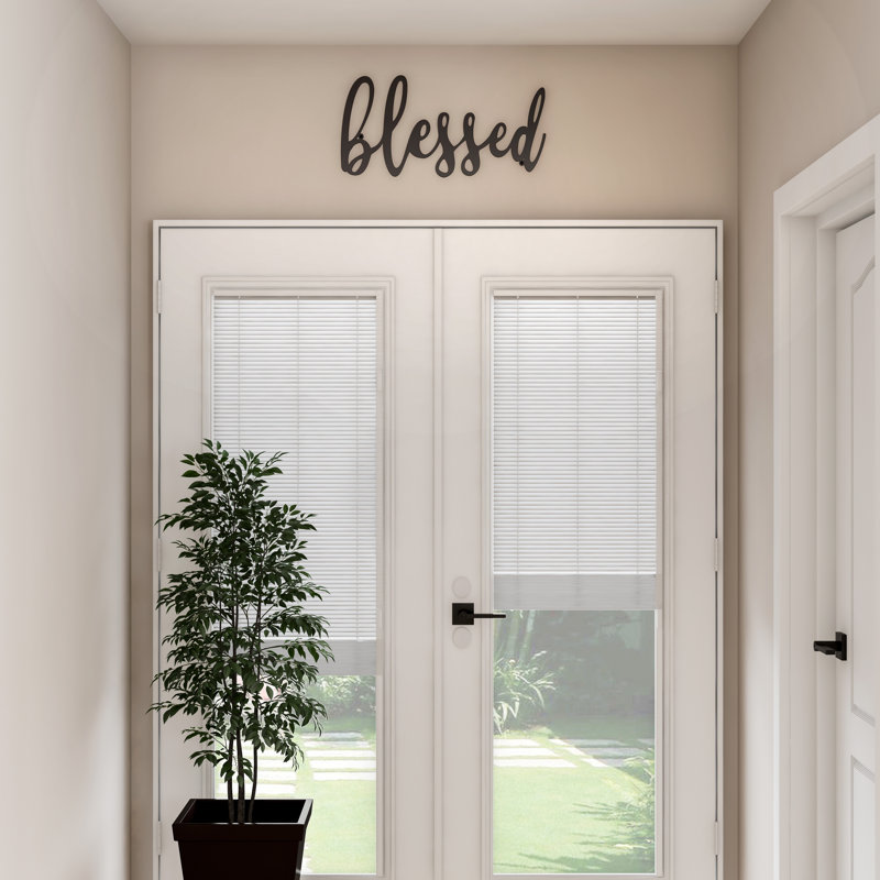 Blessed Wall Decor - Decorative 3D Metal Cutout - Word Art Sign for Modern Rustic and Vintage Farmhouse Decor by Lavish Home