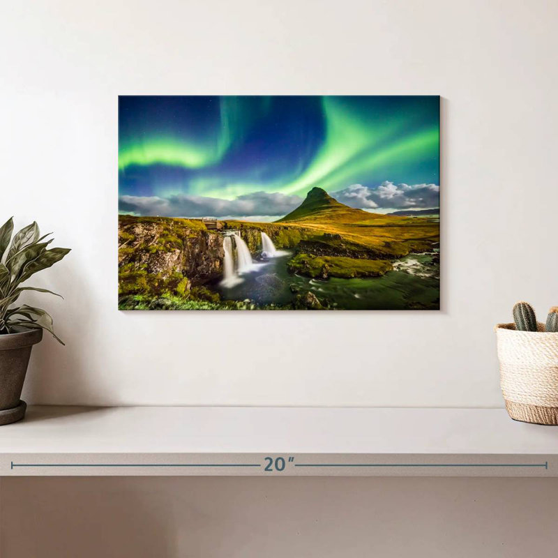 Alvord Kirkjufell paysage aurore, H 8 po x l 12 po