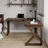 Nut-brown Rectangular Solid Wood Writing desk-166645183-166645181