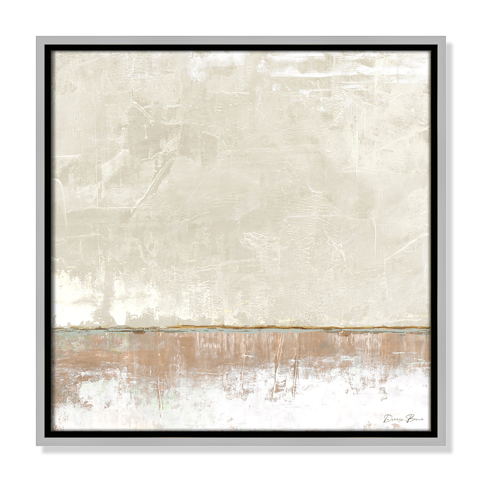 Delevan "Better Days II" Print, 17.5" H x 17.5" W, Silver