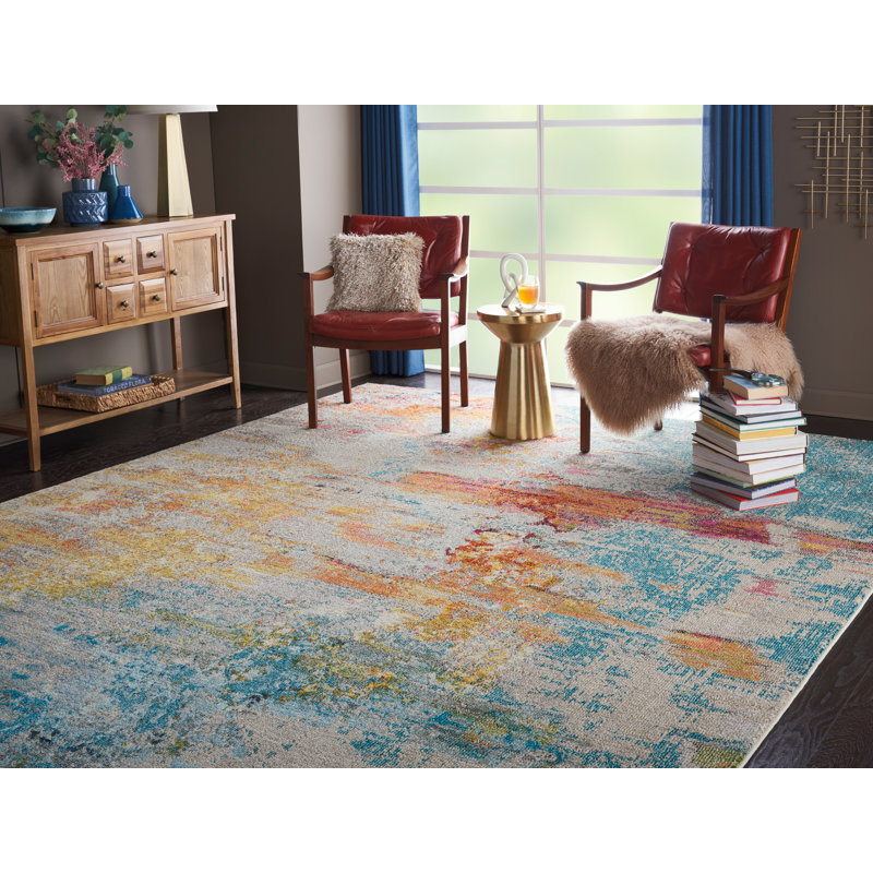 Runner Abstract Area Rug, Runner 61cm x 180cm