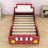 Twin Upholstered Platform Bed with Headboard-711602981