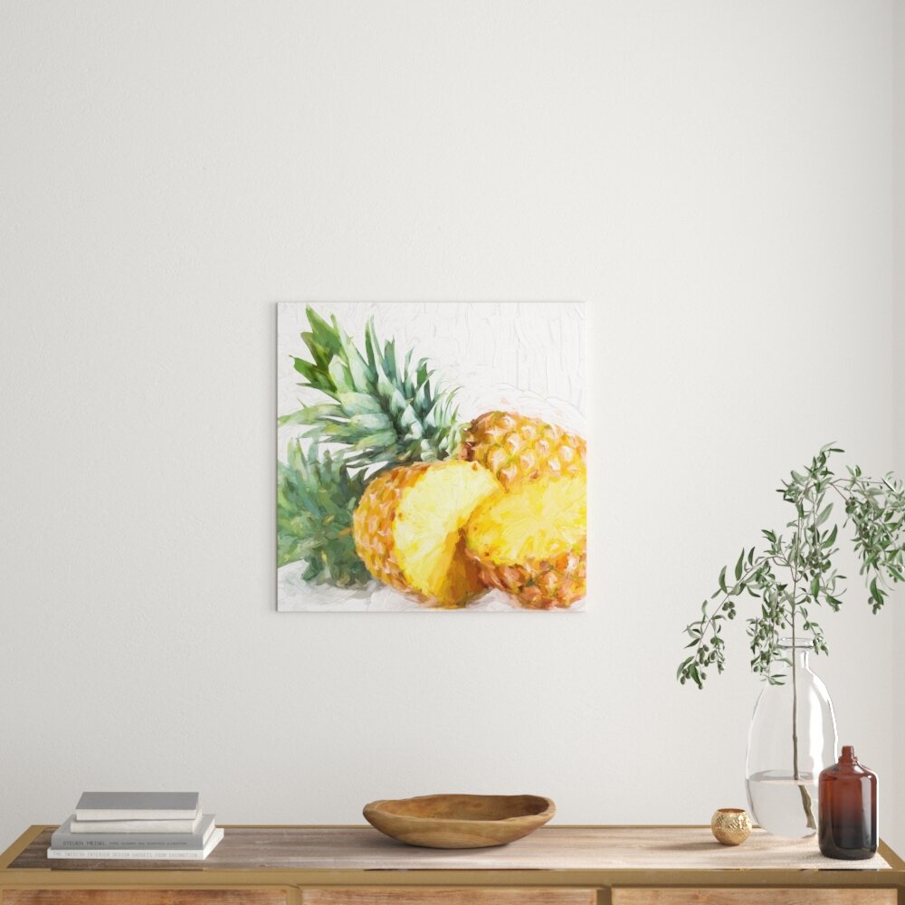 Leinwandbild Frische Ananas