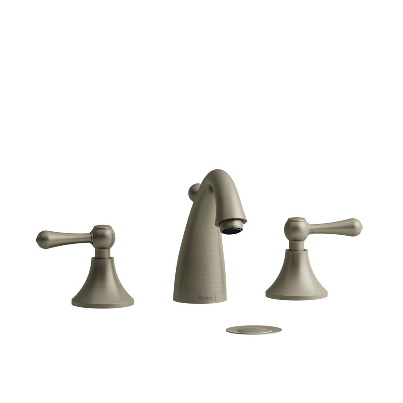 Classic™ Widespread Bathroom Faucet with Drain Assembly, Lever, Brushed Nickel